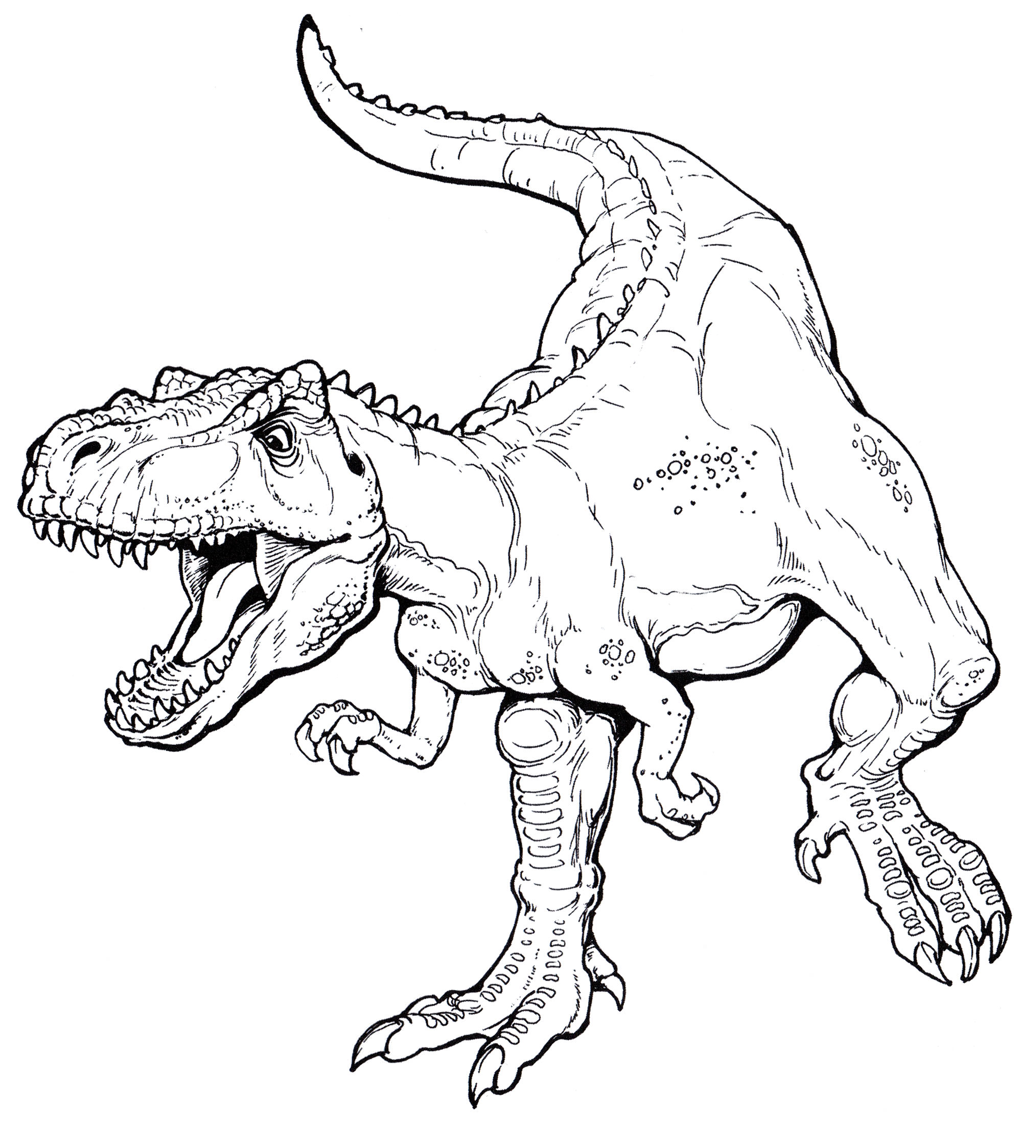 Розмальовка Тарбозавр