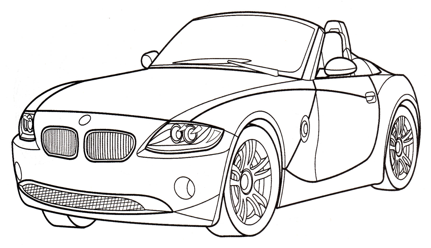 Розмальовка BMW Z4