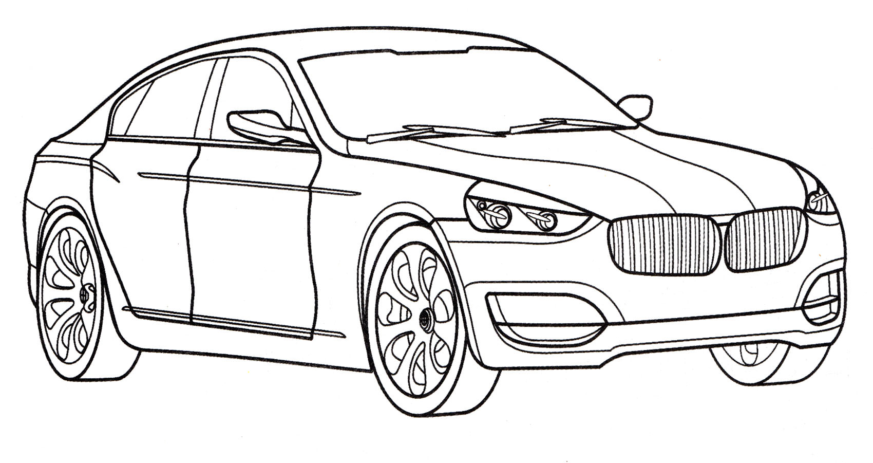 Розмальовка BMW CS
