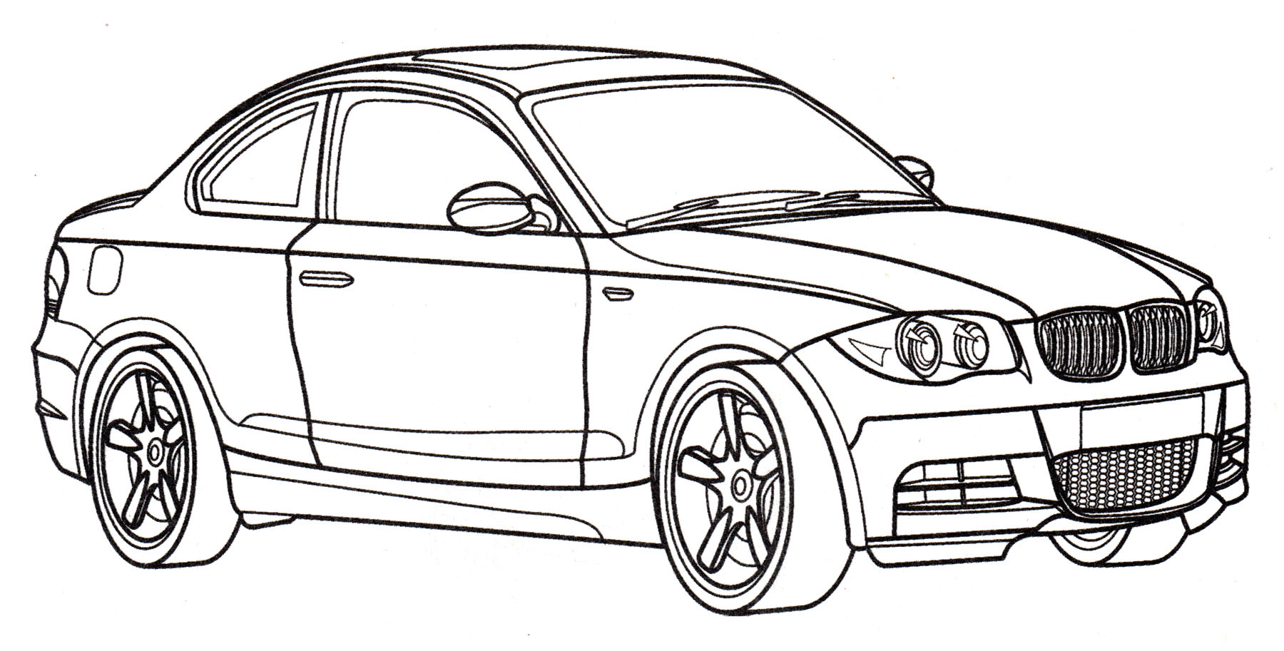 Розмальовка BMW Cabrio E88