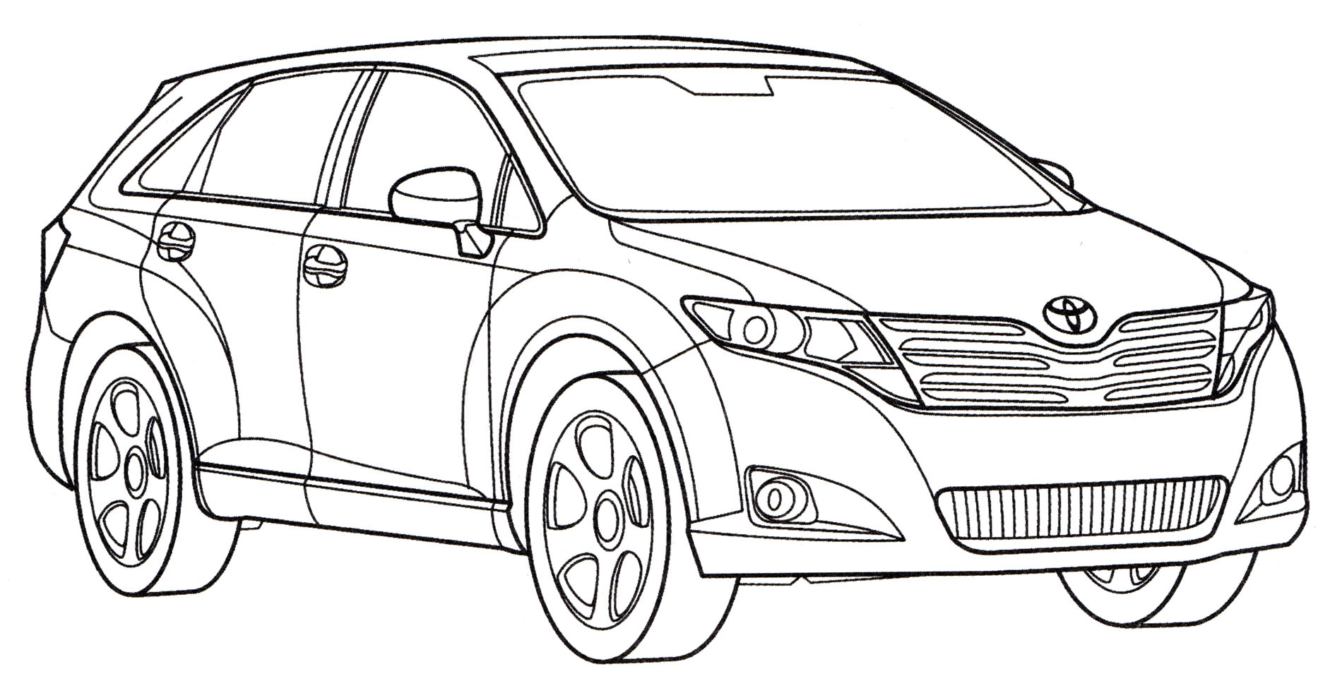 Розмальовка Toyota Venza