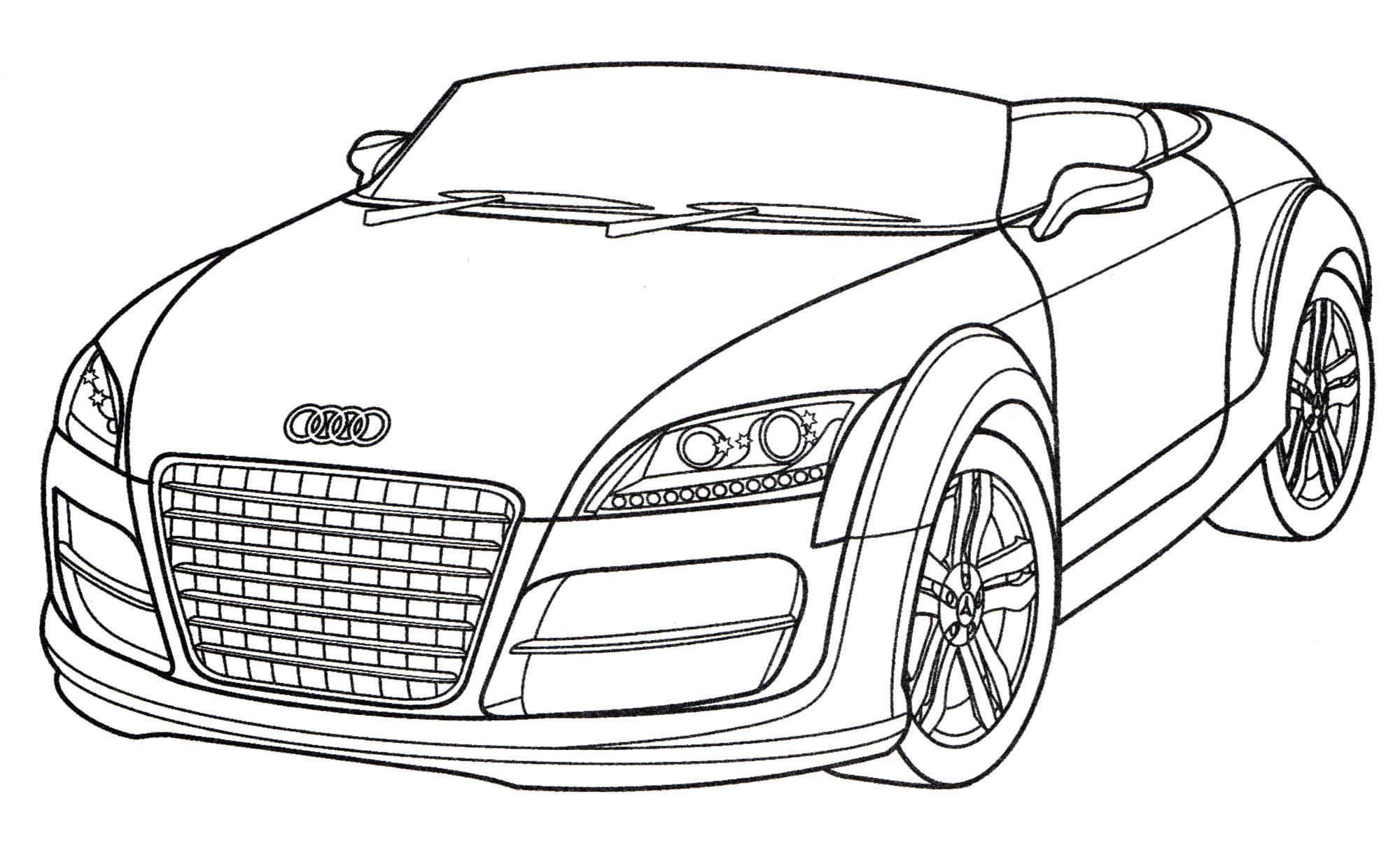 Розмальовка Audi TT