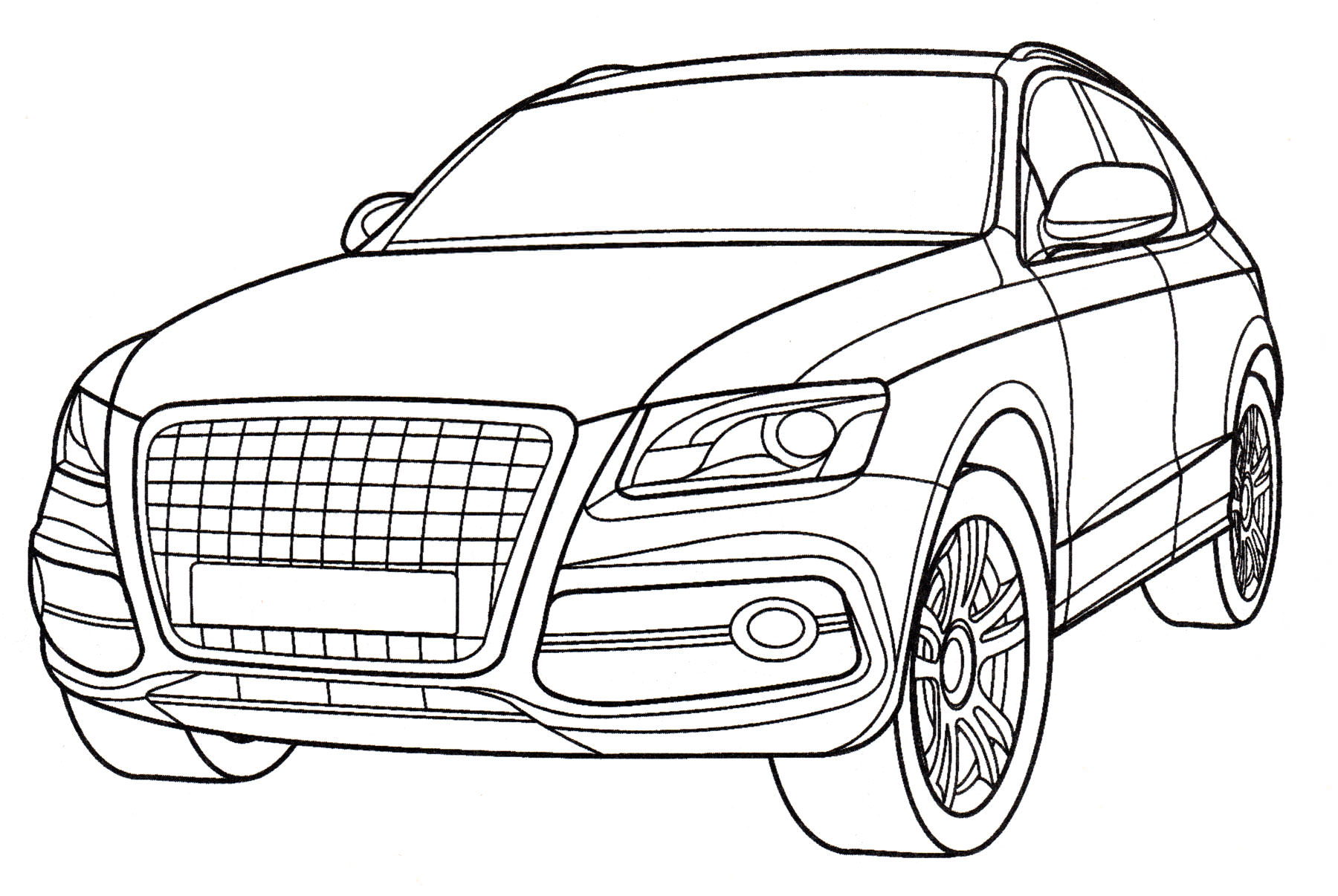 Розмальовка Audi Q5