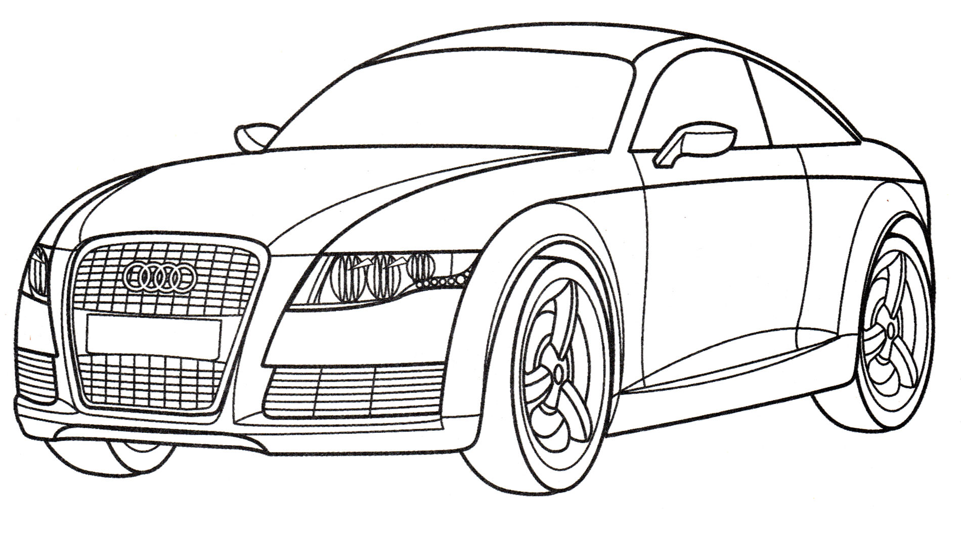Розмальовка Audi Nuvolari