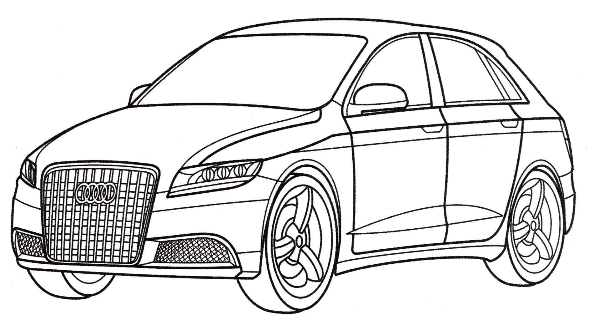 Розмальовка Audi Roadjet