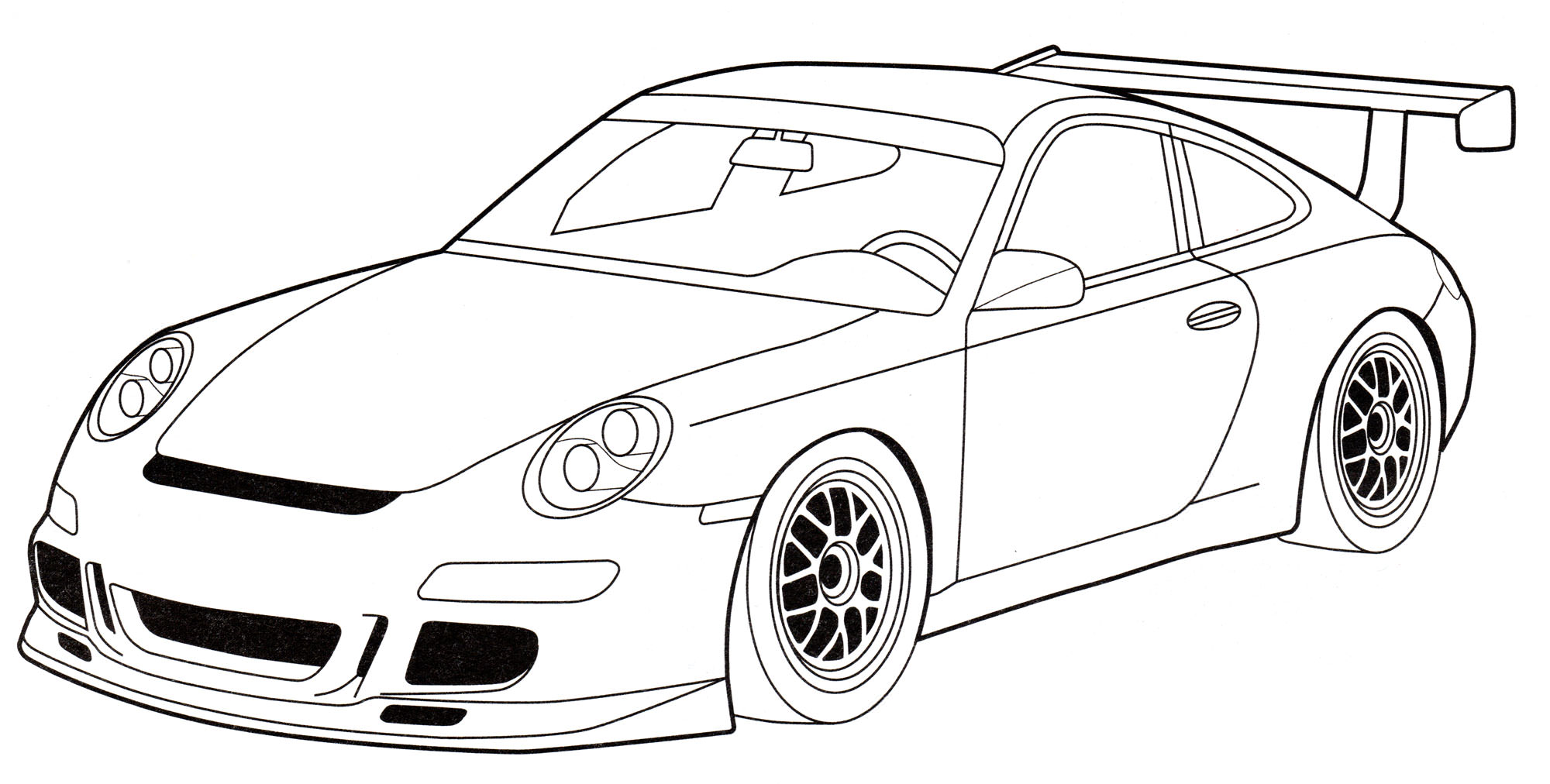 Розмальовка Porsche 911 GT3