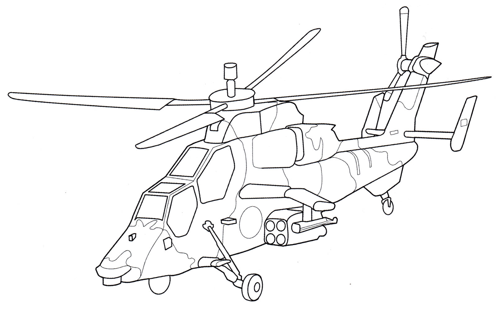 Розмальовка PAH-2 Tiger