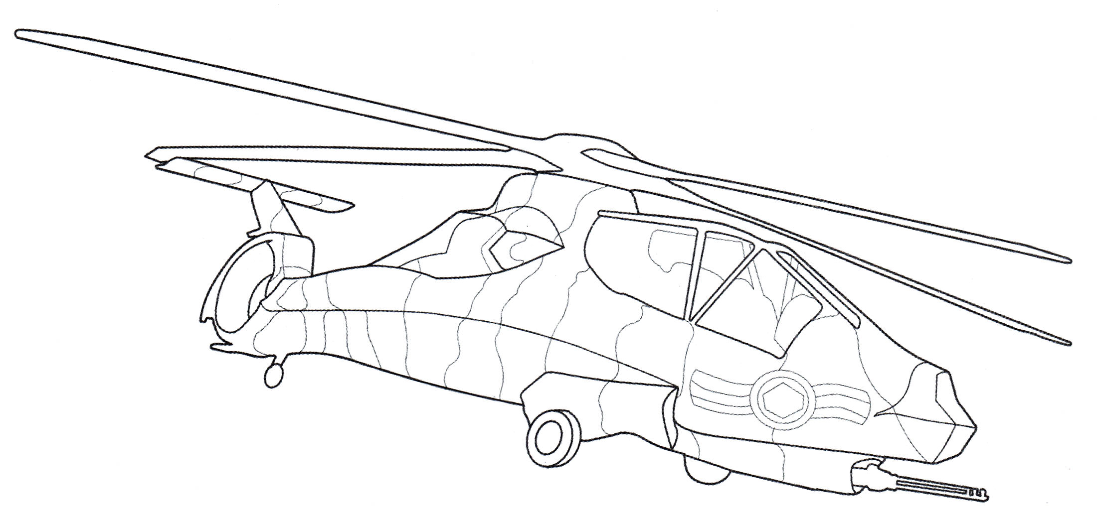 Розмальовка RAH-66 Comanche