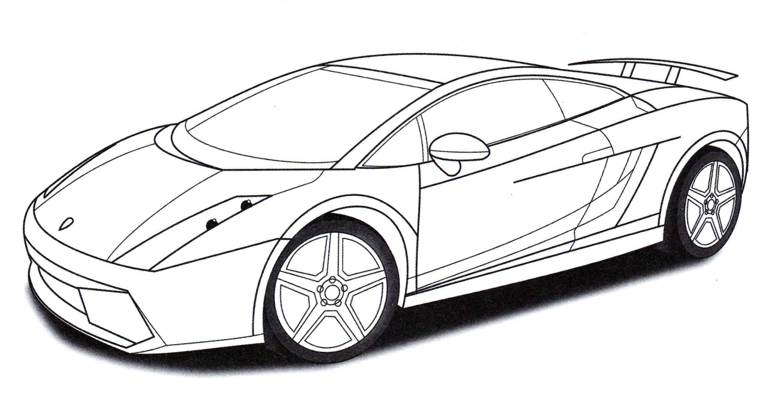 Розмальовка Lamborghini Gallardo Superleggera
