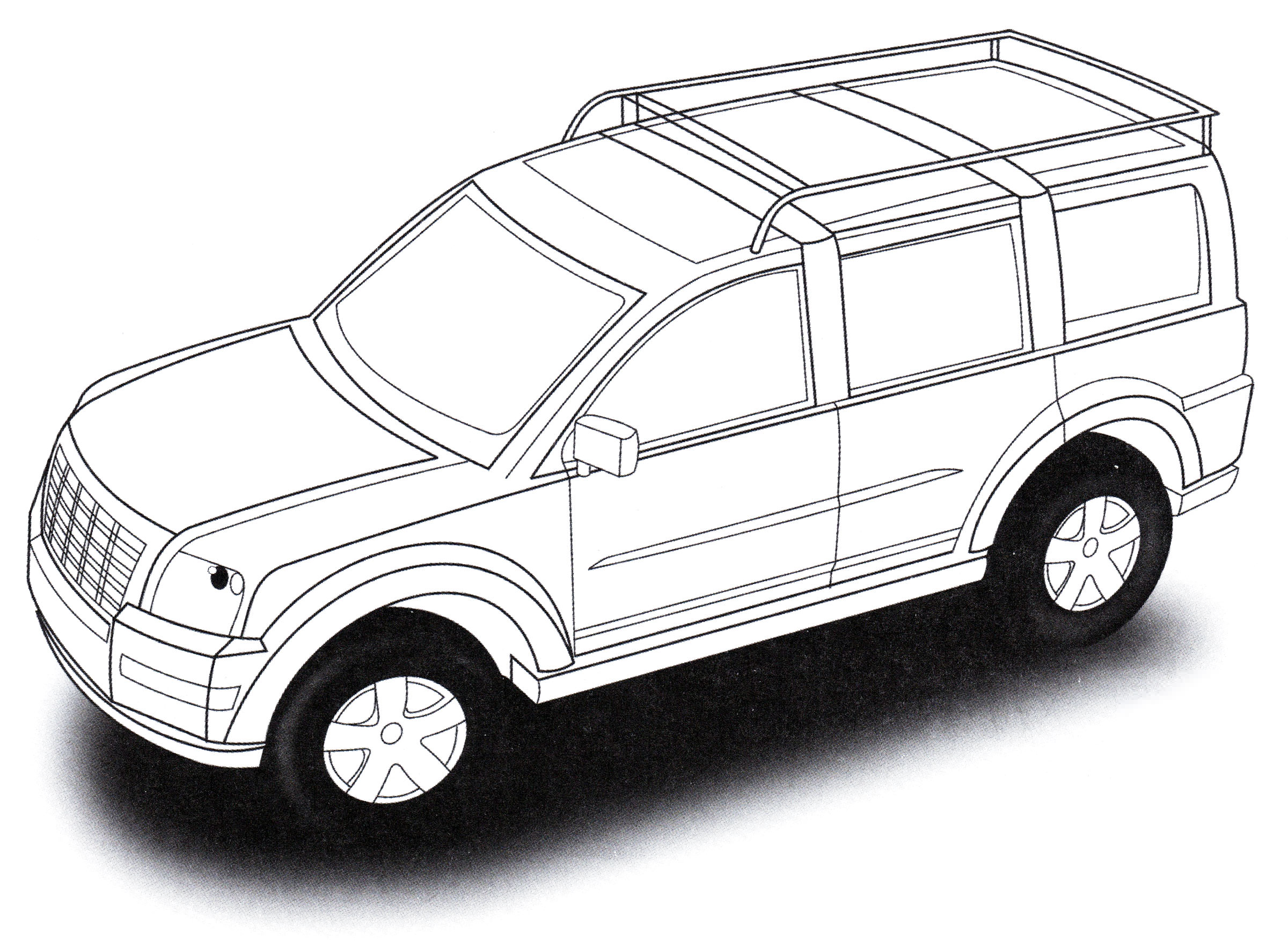 Розмальовка Ford Explorer Sportsman