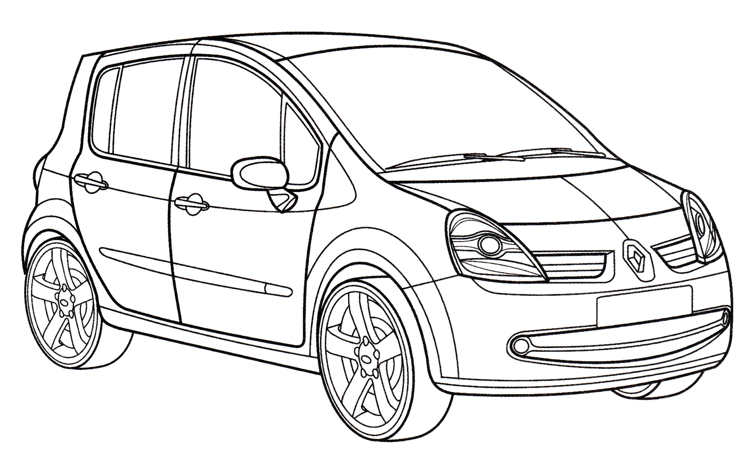 Розмальовка Renault Modus