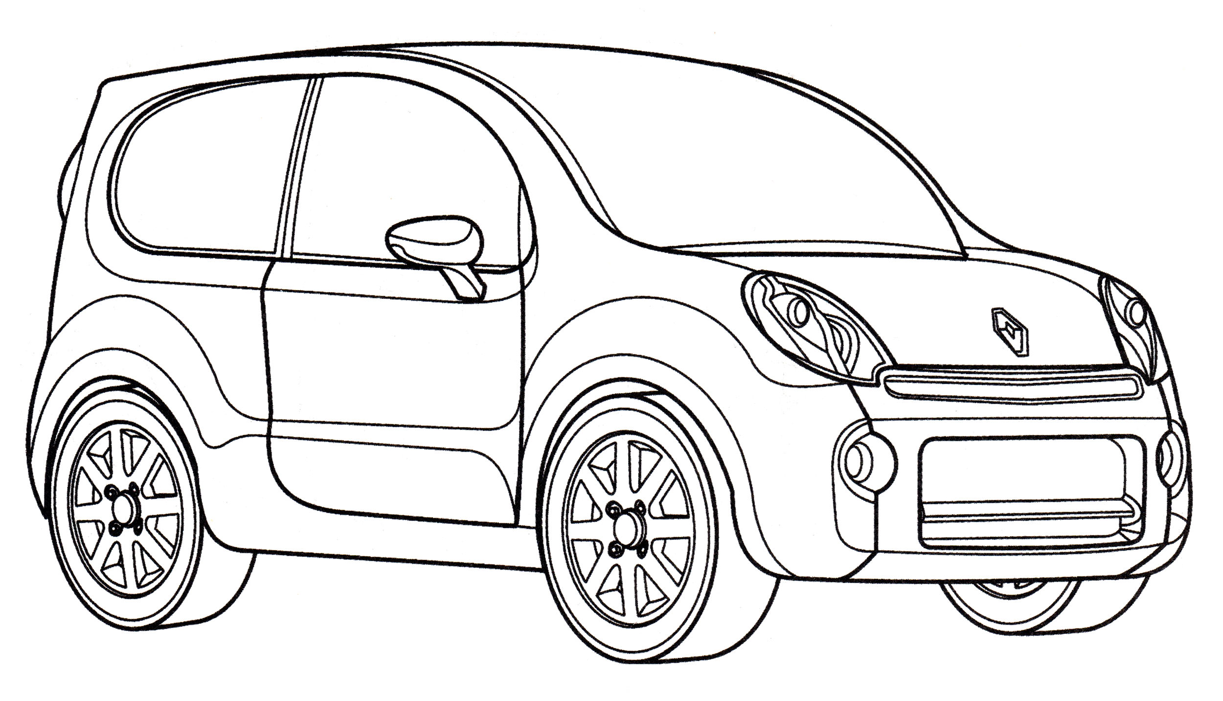 Розмальовка Renault Kangoo Compact