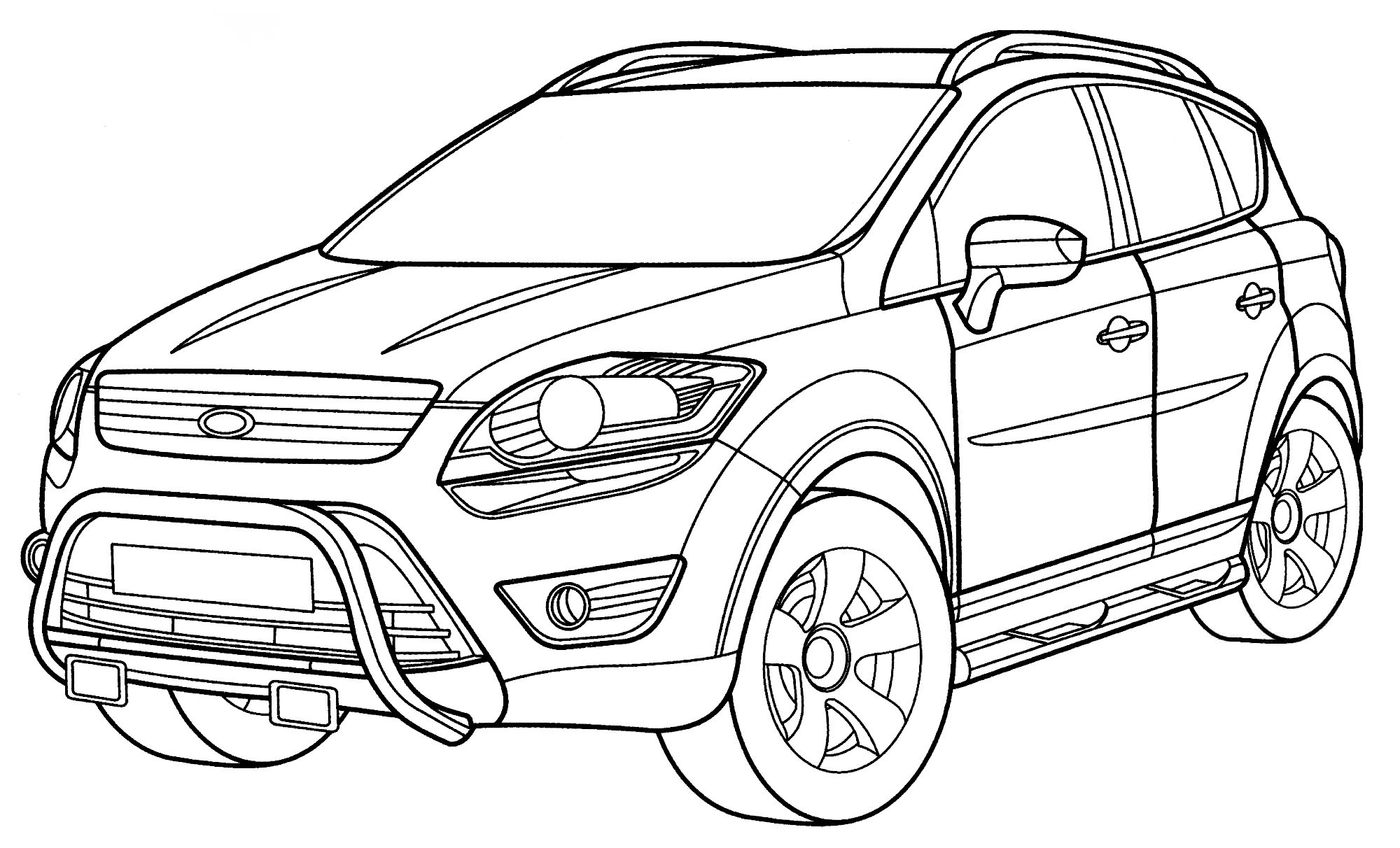 Розмальовка Ford Kuga
