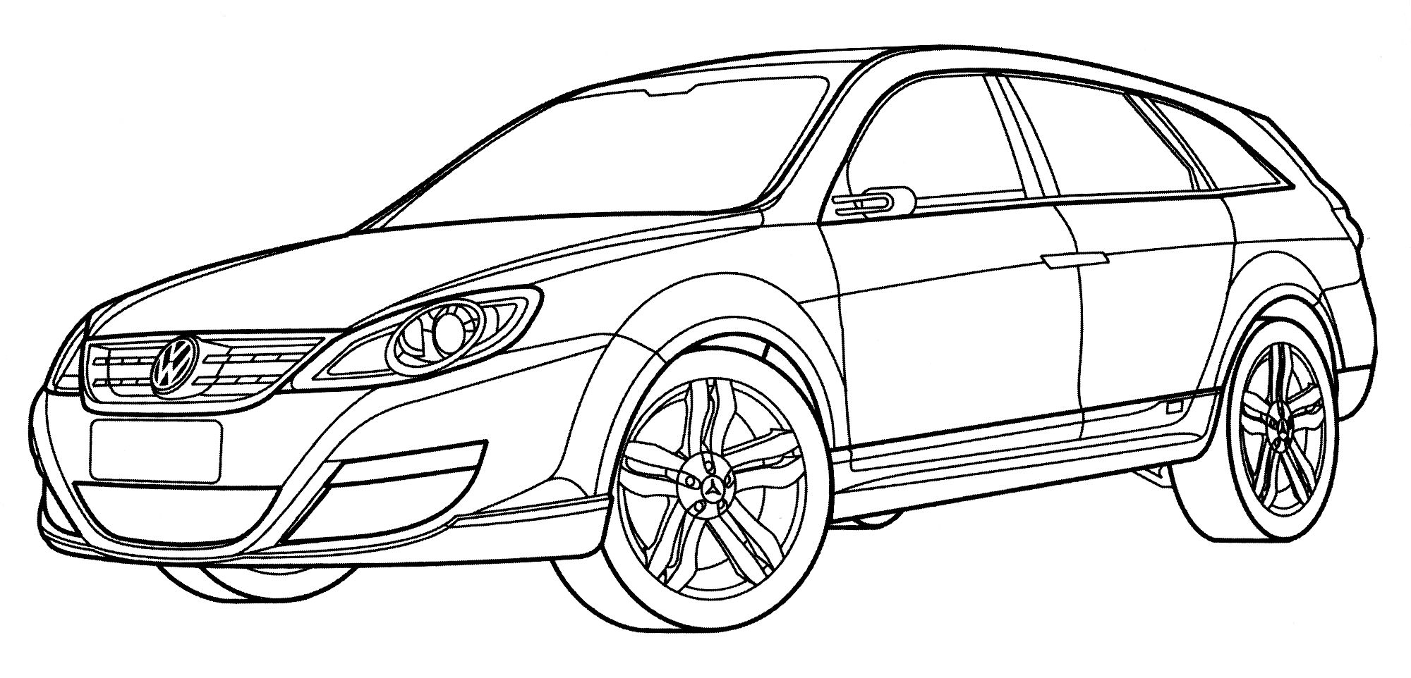 Розмальовка Volkswagen Nezza