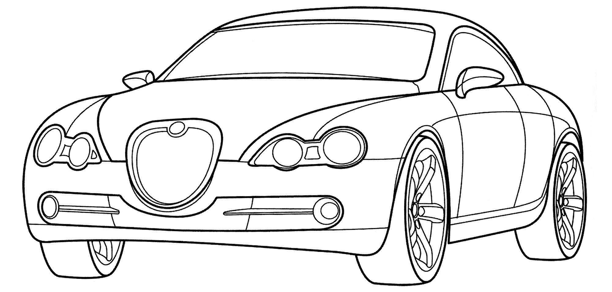 Розмальовка Jaguar R-D6