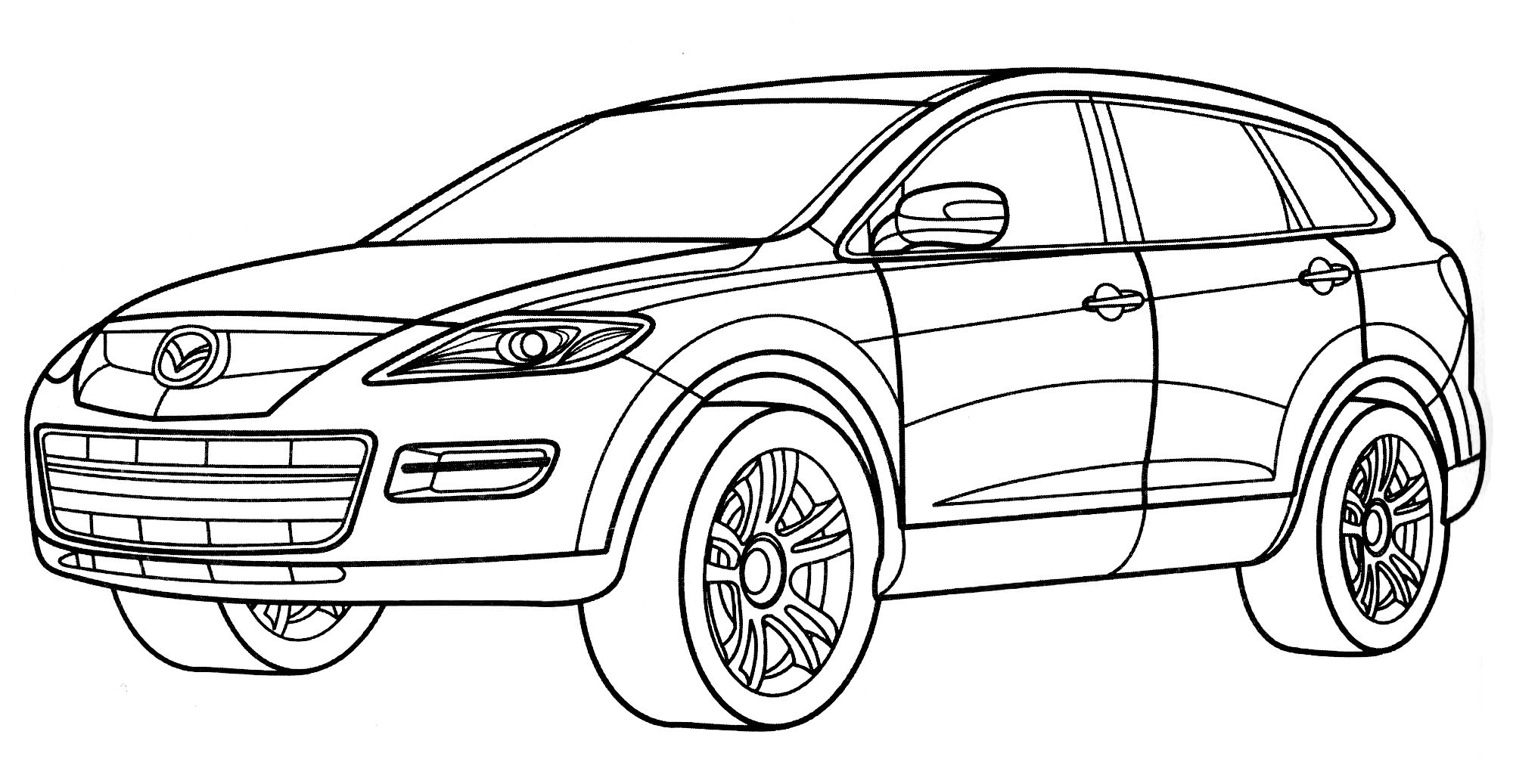 Розмальовка Mazda CX-9