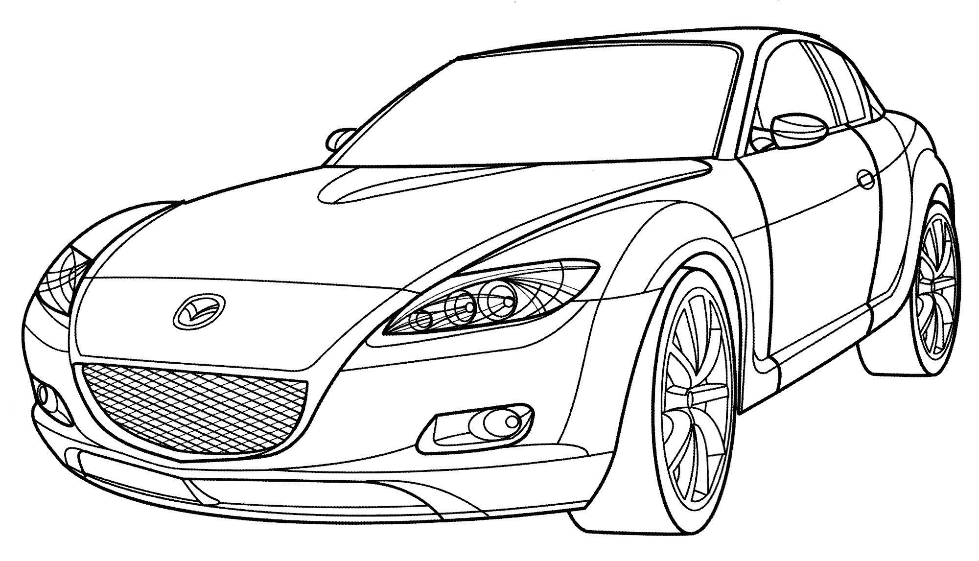 Розмальовка Mazda RX-8