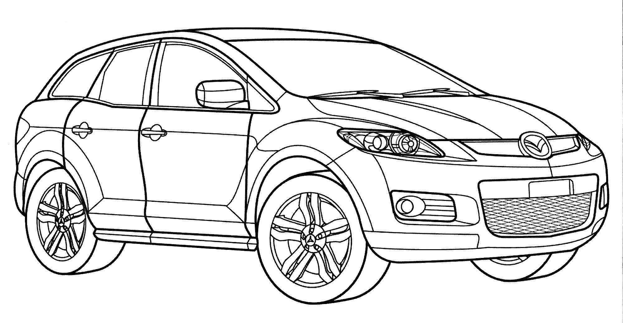 Розмальовка Mazda CX-7
