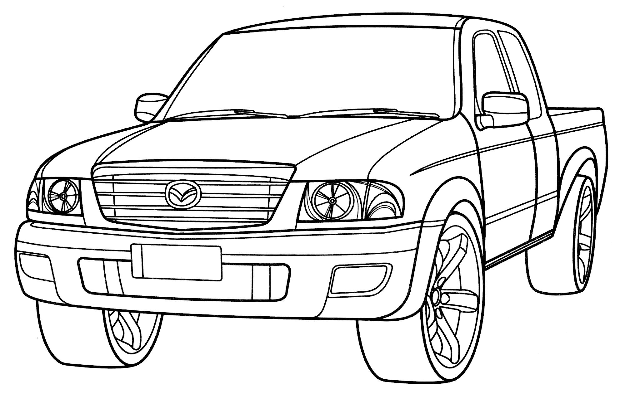 Розмальовка Mazda B-series