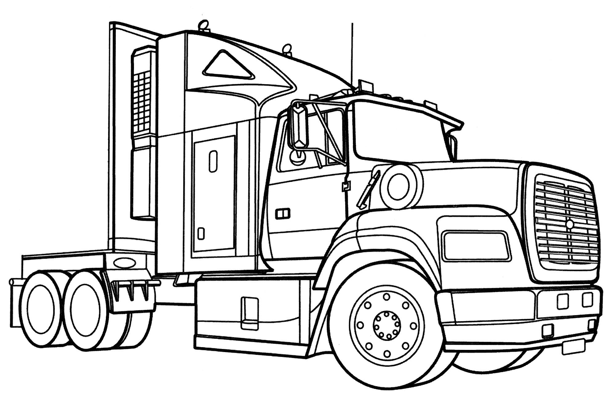 Розмальовка Far West Trucking