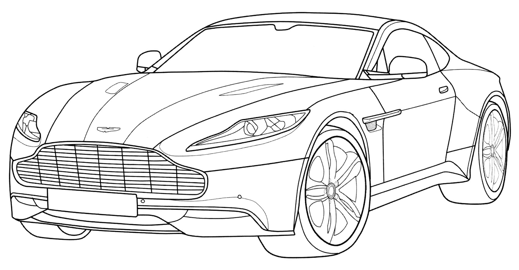 Розмальовка Aston Martin DB11
