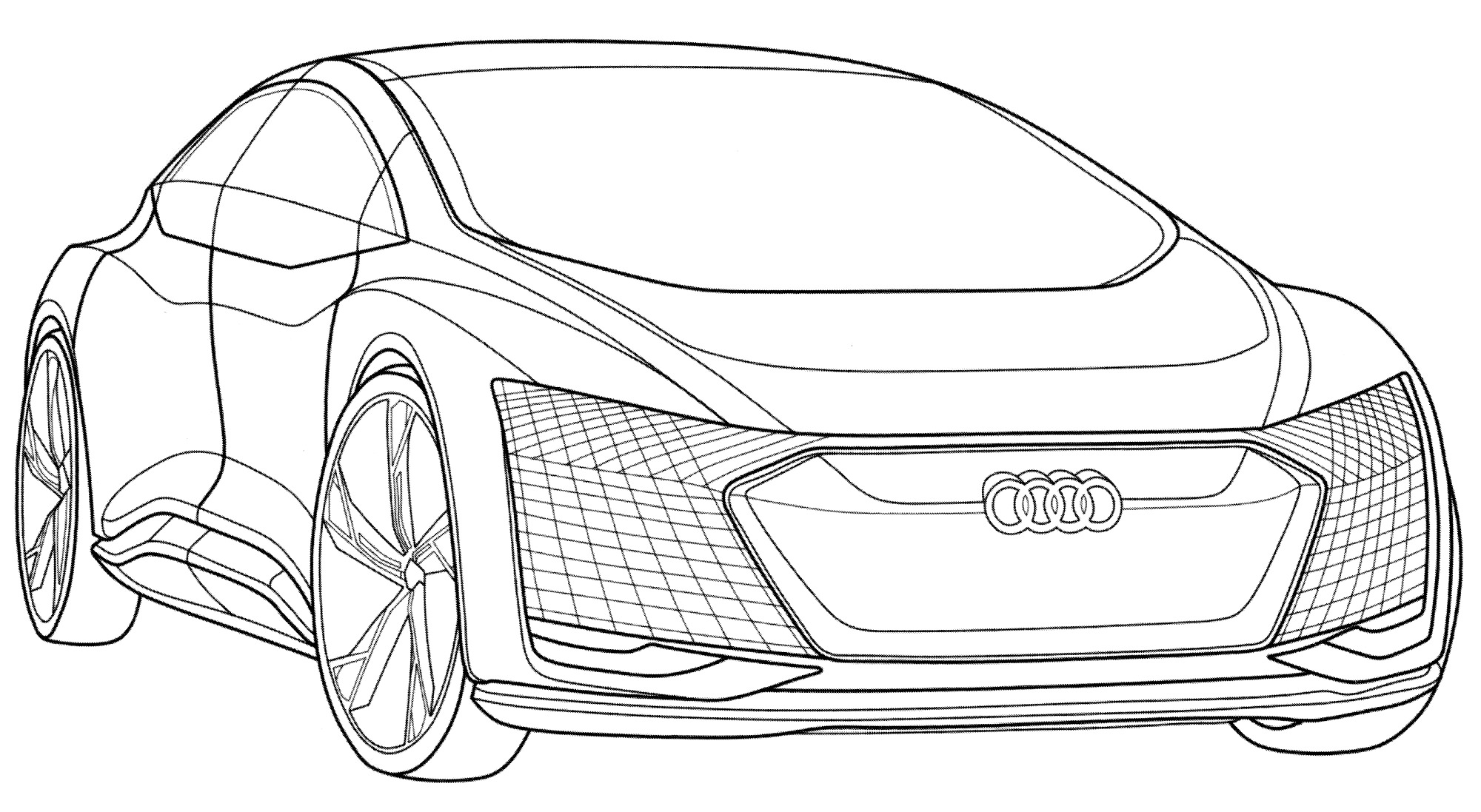 Розмальовка Audi Aicon