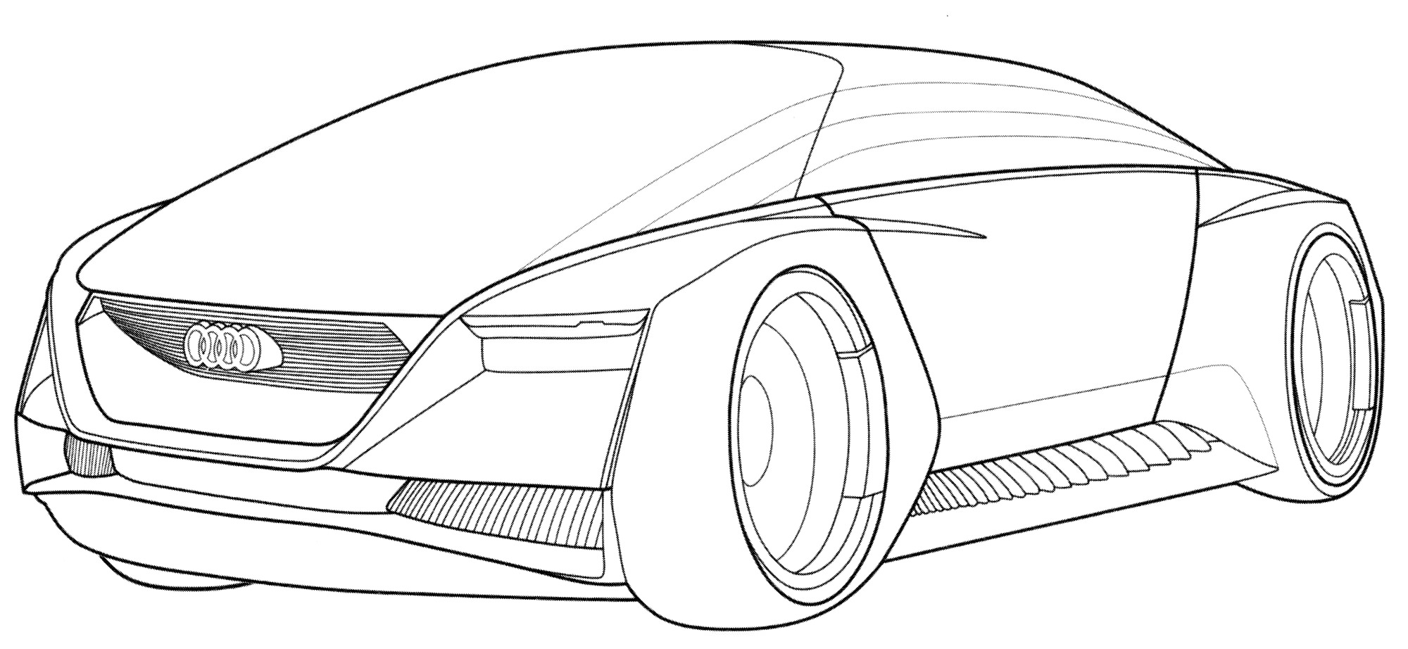 Розмальовка Audi R8