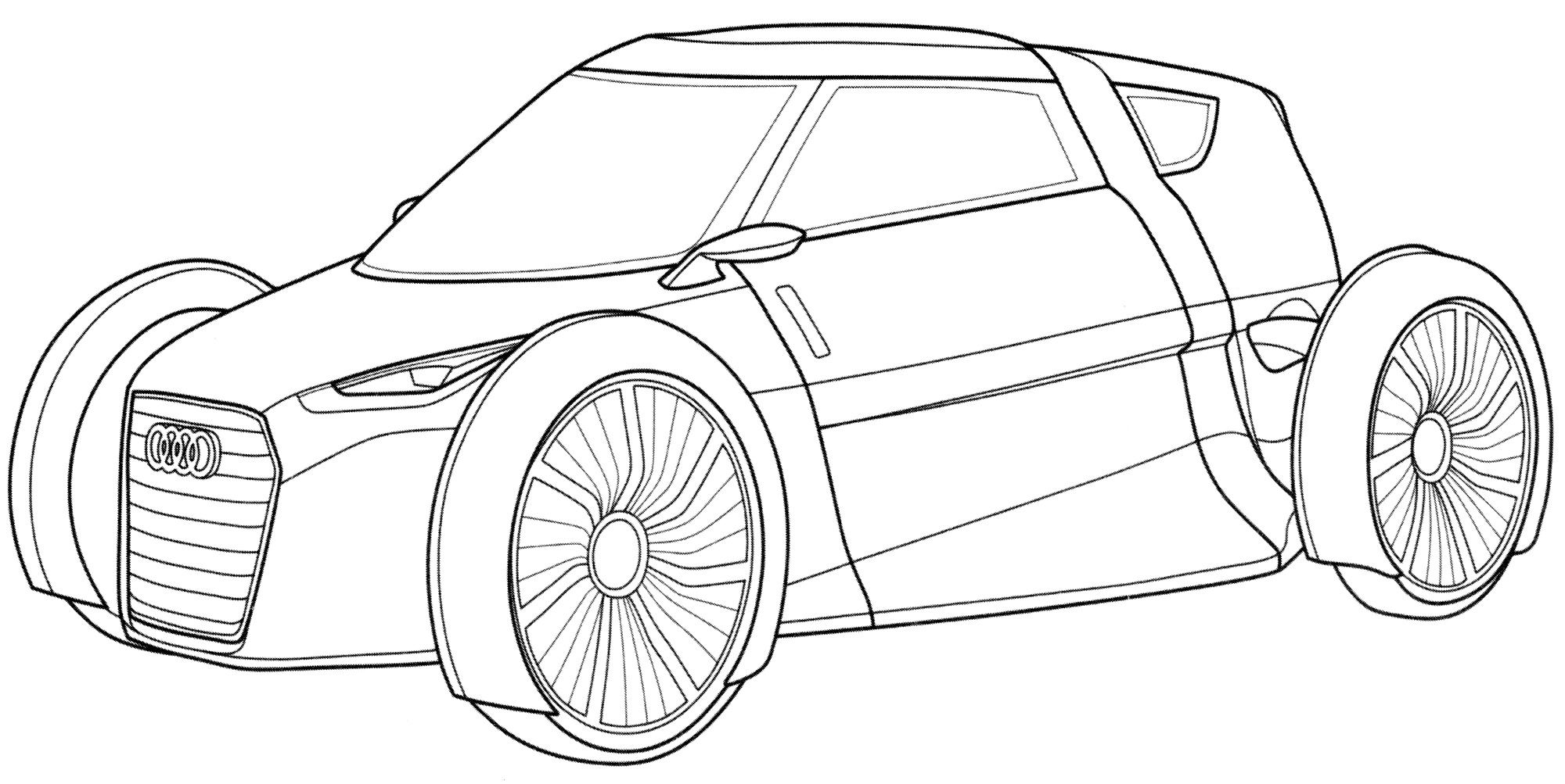 Розмальовка Audi Urban Concept