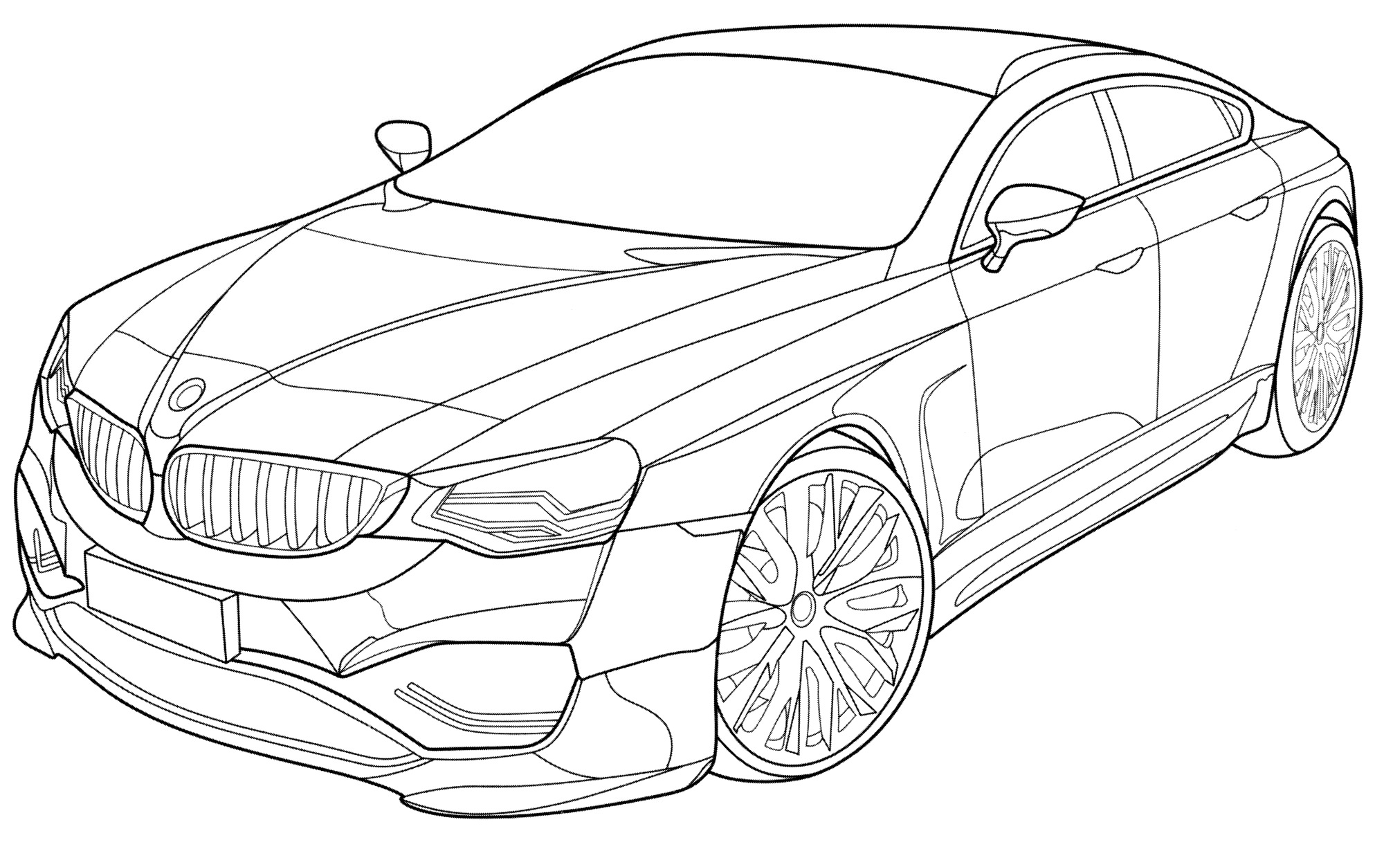 Розмальовка BMW Sportback Concept