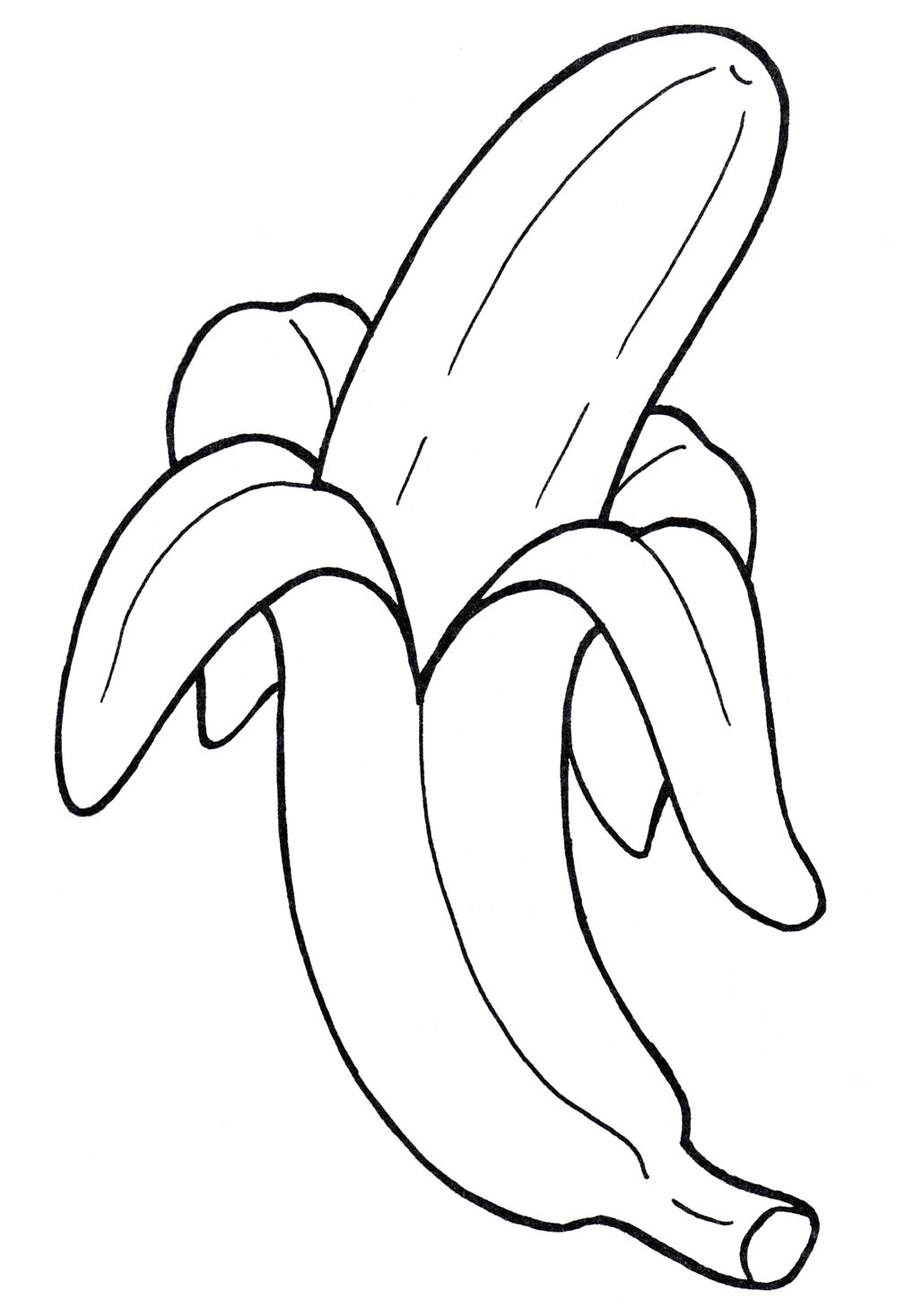 Розмальовка Солодкий банан
