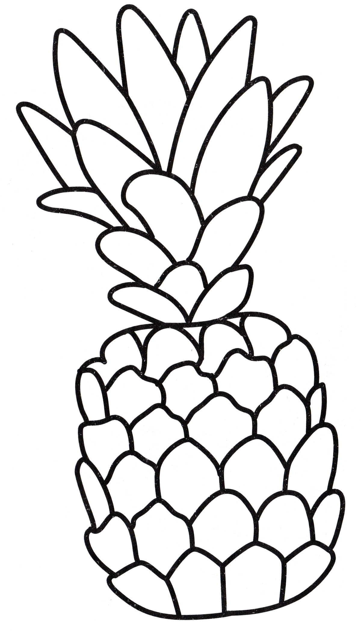 Розмальовка Смачний ананас