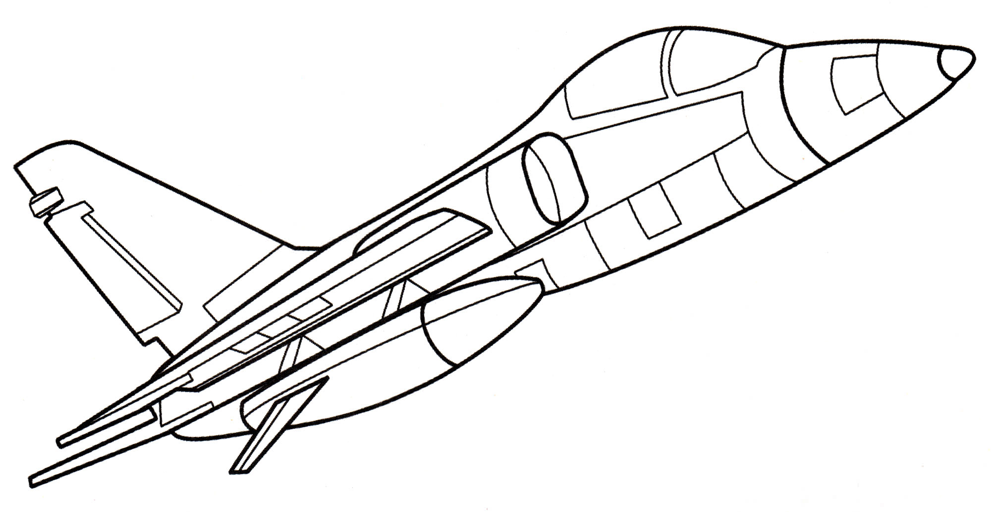 Розмальовка Штурмовик винищувач - AMX