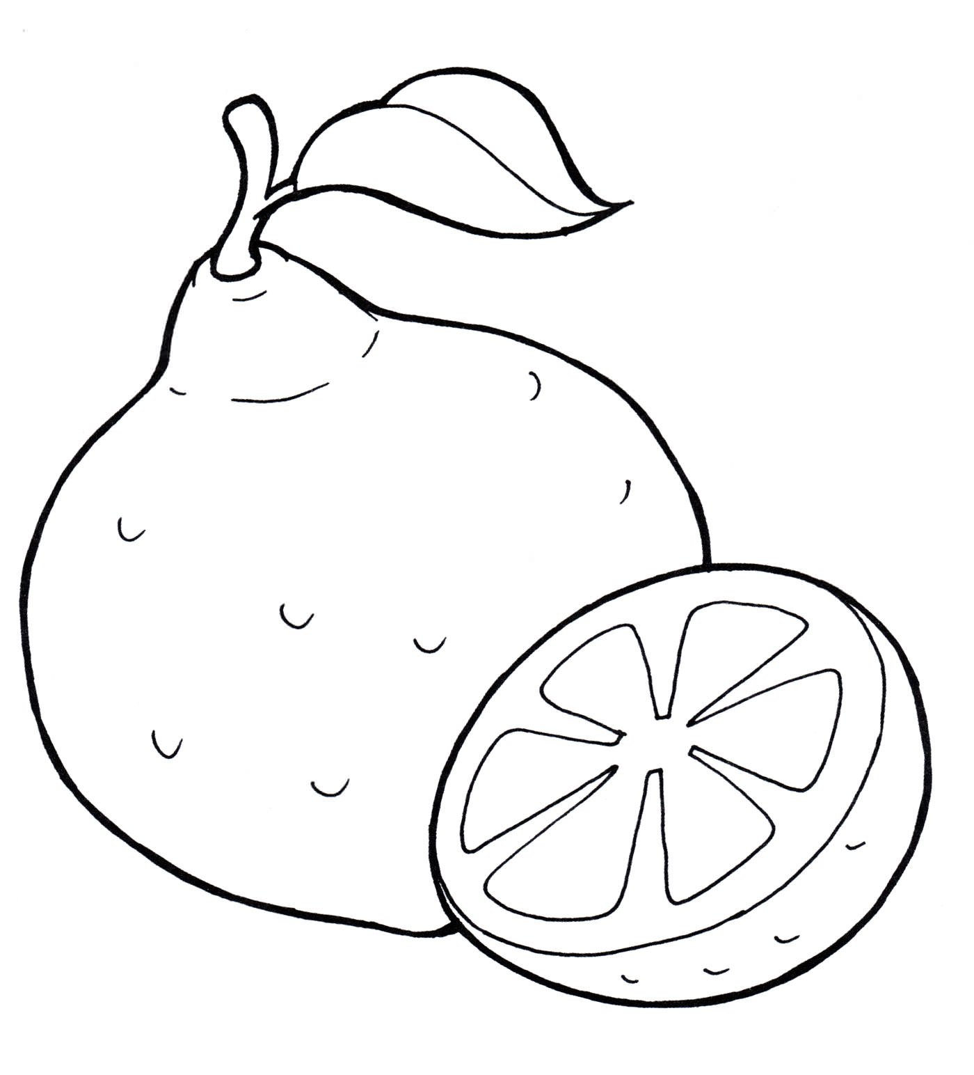 Розмальовка Соковитий лимон