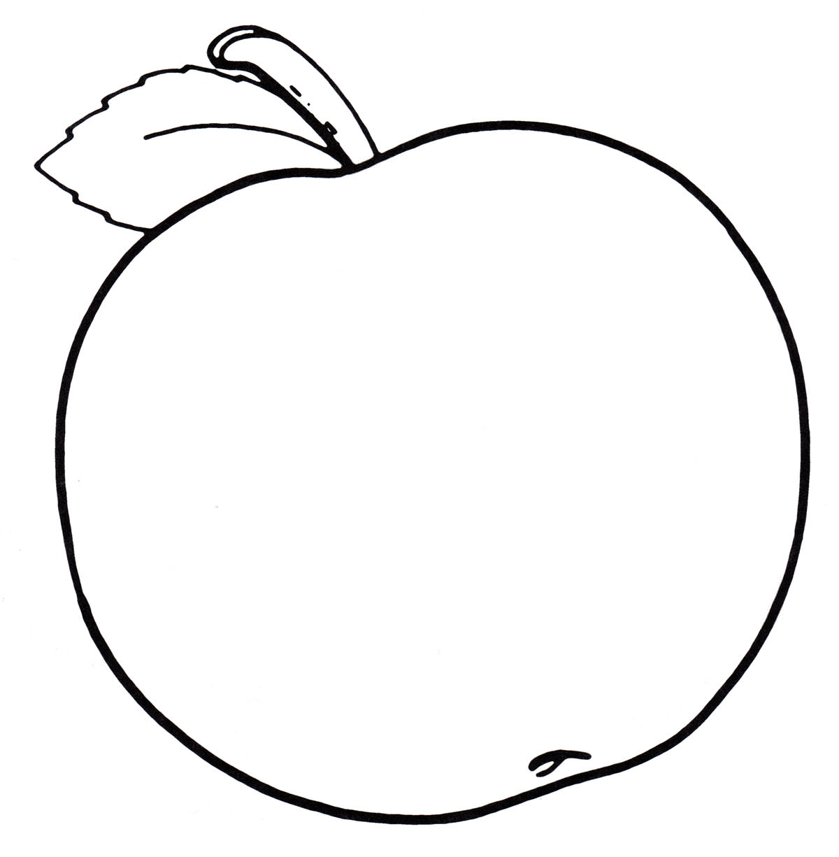 Розмальовка Стигле яблуко
