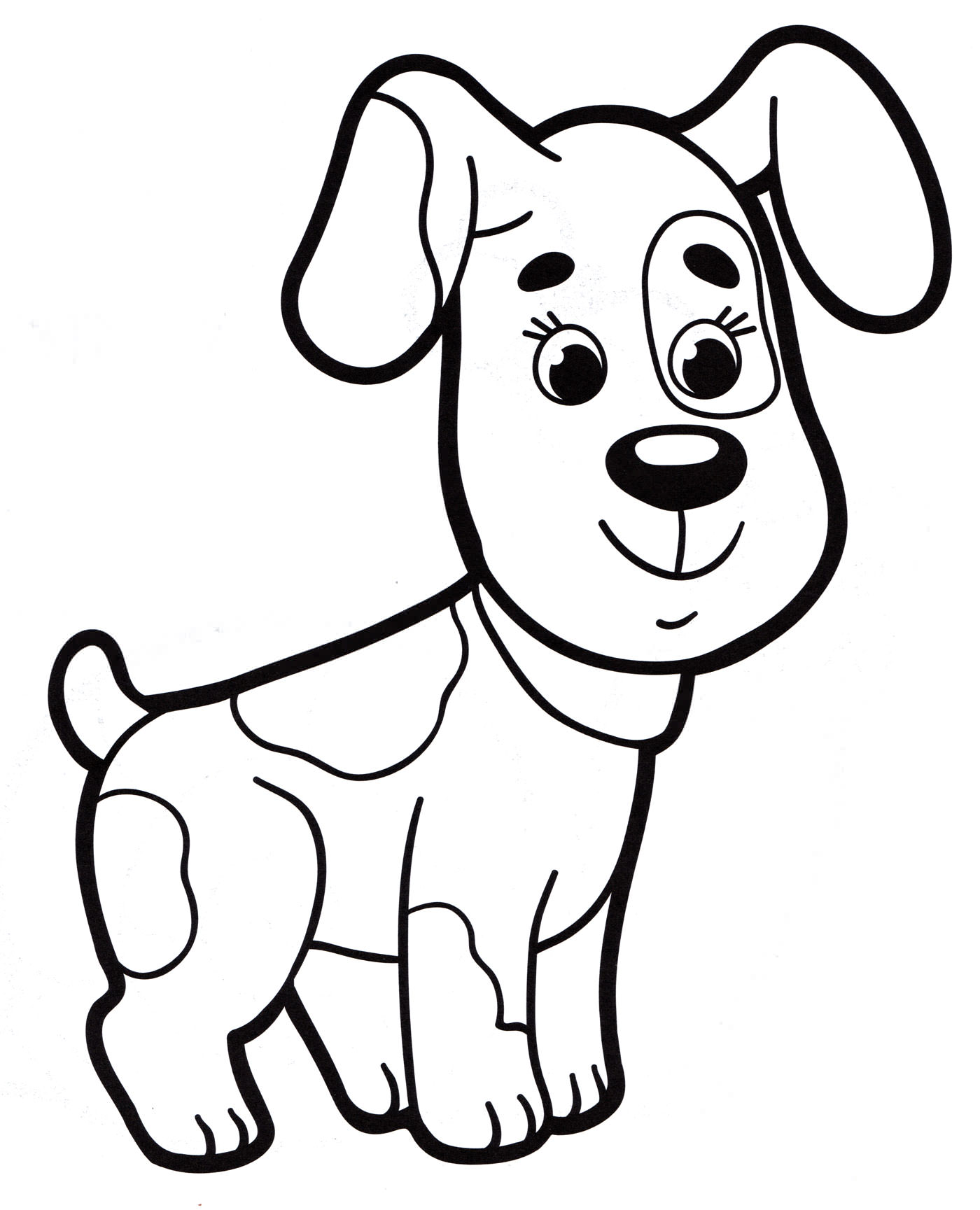 Розмальовка Плямистий собака