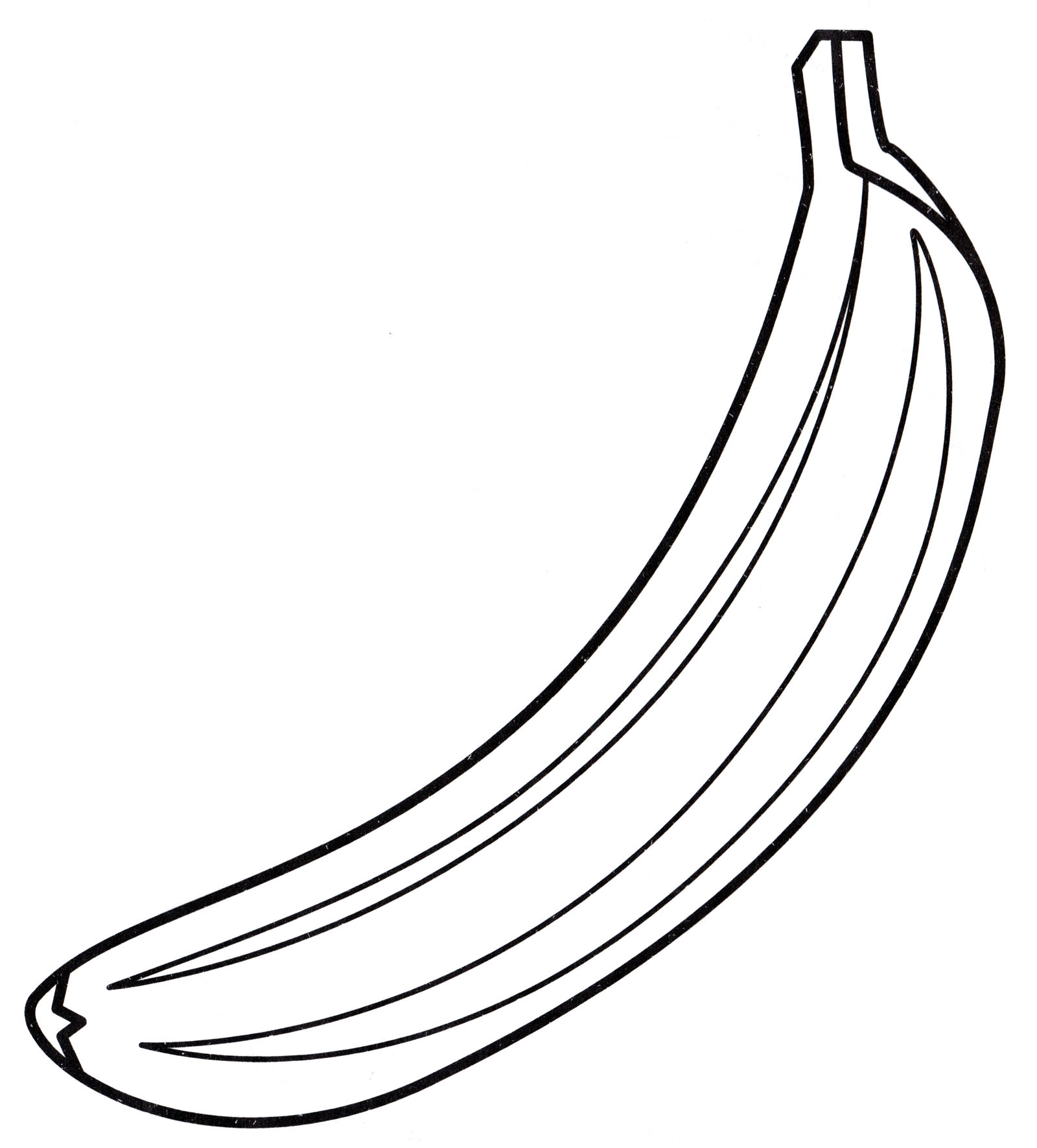 Розмальовка Стиглий банан