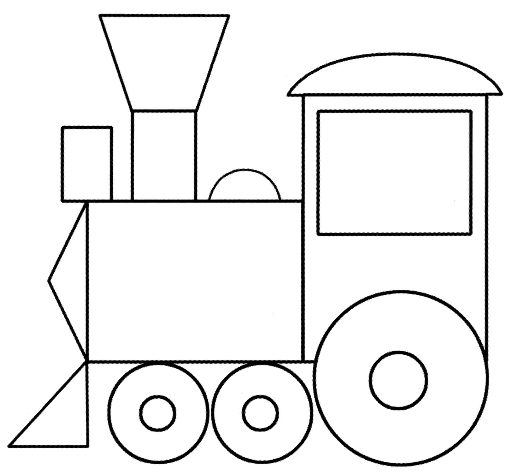 Розмальовка Іграшковий потяг